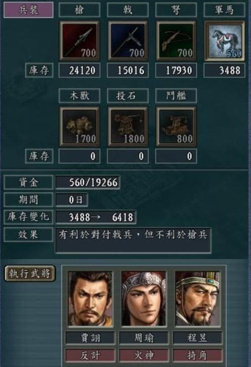 三国志11策略指南:看破和洞察技能深度解析及搭配