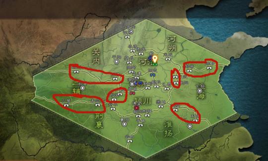 三国志9广陵地图解析：资源、城池及战略要地详解！